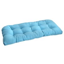 Standard Contour Settee Cushion Cabana Turquoise