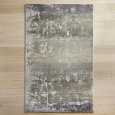 Luxe Ombre Silver Rug