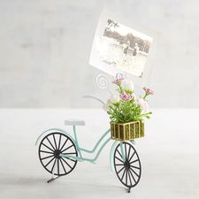 Blooming Bicycle Photo Holder