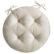 Round Bistro Cushion in Calliope Ivory