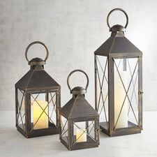 Bennett Black Metal Lanterns