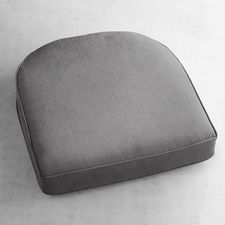 Large Contour Chair Cushion in Calliope Graphite