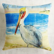 Printed Pelican Pillow