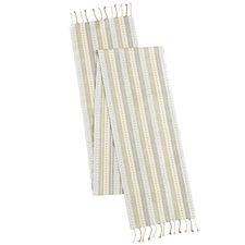 Elegant Woven Striped 72" Table Runner