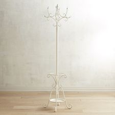 Poppy Antique White Coat Tree