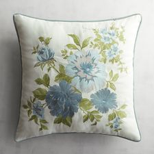 Floral Embroidered Maui Pillow