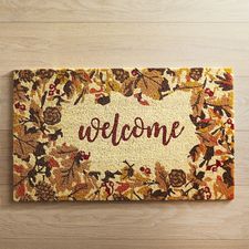 Pinecone Welcome Doormat