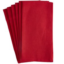 Red Buffet Napkin Set of 6