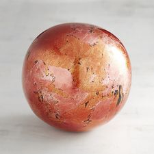 Sunset Foil Ceramic Decorative Sphere