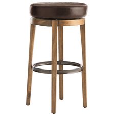Stratmoor Burgundy Swivel Bar Stool