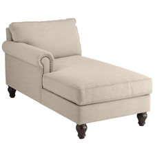 Alton Chaise Ecru Left Arm Facing