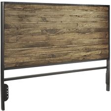 Pierce II Gray Washed Headboard