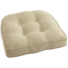 Large Contour Chair Cushion in Draper Bisque