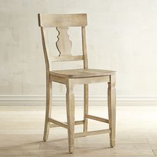Bradding Natural Stonewash Counter Stool