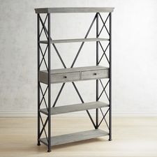 Metro Gray Bookcase
