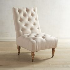 Magnolia Home Linen Slipper Chair