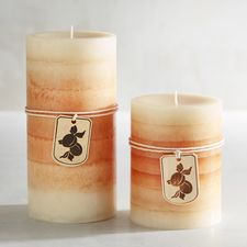 Ginger Peach® Layered Pillar Candles