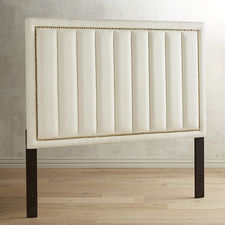 Skyla Channel II Ivory Queen Headboard
