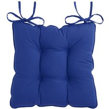 Square Bistro Cushion in Cabana Cobalt
