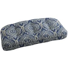 Large Contour Settee Cushion in Keegan Indigo