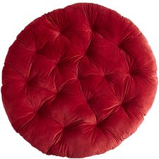 Plush Red Papasan Cushion