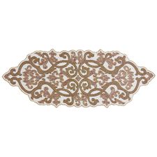 Beaded Champagne 36" Table Runner 