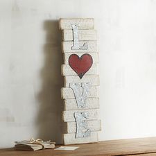 Galvanized Metal Love Wall Decor