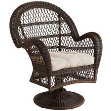 Santa Barbara Mocha Swivel Rocking Chair