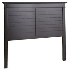 Cottage II Rubbed Black Headboard