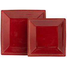 Spice Route Paprika Square Dinnerware