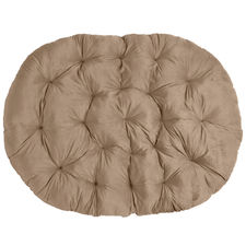 Plush Khaki Double Papasan Cushion