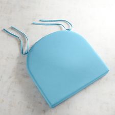 Dining Chair Cushion in Cabana Turquoise