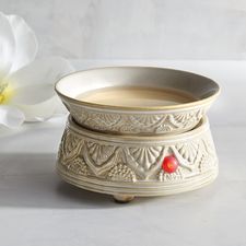 Cream Electric Oil Warmer