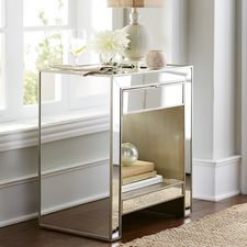 Alexa Mirrored Nightstand