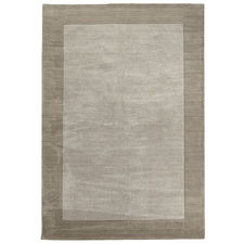 Heather Border Gray Rug