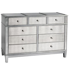 Hayworth Mirrored Silver Dresser