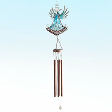 LED Solar Praying Angel Wind Chimes