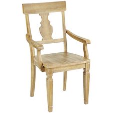 Bradding Natural Stonewash Dining Armchair