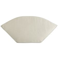 Large Modular Wedge Seat Cushion in Calliope Ivory