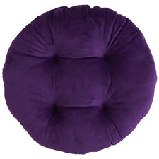 Plush Plum Papasan Stool Cushion
