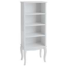 Toscana Snow White Tall Bookcase