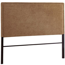 Clarke Upholstered Walnut Brown Headboard