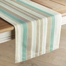 Waterways Multi-Striped 72" Table Runner 