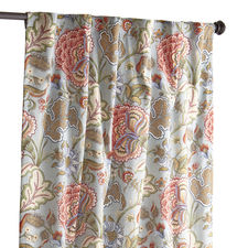Floral Blue Meadow 84" Curtain