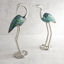 Metal Mosaic Cranes
