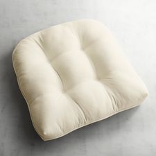 Standard Contour Chair Cushion in Calliope Ivory