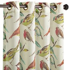 Birdwatcher Sheer 84" Grommet Curtain