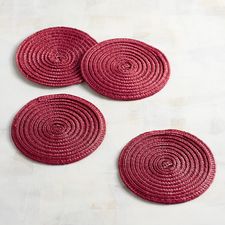 Mesa Red Coaster Set of 4