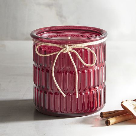 Island Orchard® Ribbed Filled Jar Candle