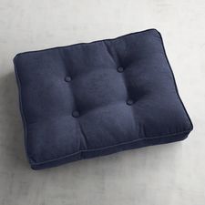 Ottoman Cushion in Calliope Indigo